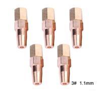 Buses de Soudage Laiton H01-6 Pack de 5 pour Chalumeau(1.1mm) | Laiton , compatible H01-6, pack de 5, pour chauffage pour efficace, résistance usure