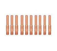 Buses de soudage MIG M6 × 45 mm, 10 pièces, pointes de contact et diffuseurs de gaz for torches, ensemble multi-calibres(M6x45mmx1mm)