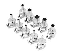 Buses de Soudage Rond/Carré en Acier Inoxydable Kit de 10pcs pour 850 850A 852 852D 852D + Station de Soudage à Air Chaud