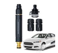 Buses De Tuyau - 3 Modes, Accessoire De Nettoyage Avec Poignée Antidérapante | Tête De Buse De Pulvérisation Pour Tuyau D'eau 6,1x0,94x0,94 Pouces | Pour Fenêtre Cuisine Verre Salle De Bain Fleurs Pla