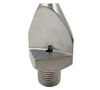 Buses de ventilateur plat à angle étroit et adaptateurs de tuyaux en acier inoxydable 304, filetage BSPT, plusieurs tailles pour la pulvérisation et la tuyauterie industriell 5 PCS 1/2" BSPT 5.2mm SS