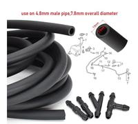 Buses d'essuie automobile Compatible Avec Nissan Pour Silvia 200sx S15 1999 2000 2001 2002 Essuie-glace Avant Jets De Lave-glace Buse Tuyau Accessoires