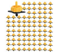 Buses d'irrigation Goutte Jardin,100 Pièces Raccords Système d'irrigation - Diffuseur Goutte À Goutte De Jardin - Pour Jardiniers Fermes Fermes Armes Serre Lits surélevés Pelouse