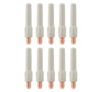 Buses électriques de 0,8 mm pour brûleur de soudure MIG MAG 15AK en métal | Ces buses de soudage réduisent la formation de scories pour une alimentation uniforme du fil et des résultats de soudage