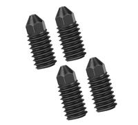 Buses en acier trempé à changement rapide Point 0,8 mm Tolérance de brûlure 500 ℃ Permanent pour une impression prolongée Buse en acier trempé traité par la chaleur