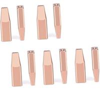 Buses en cuivre pour système de soudage laser portable, compatibles avec fil de soudage de type B de 0,8 mm, 10 pièces (pouces inclus) Double guide nozzle 1.6mm 10pcs