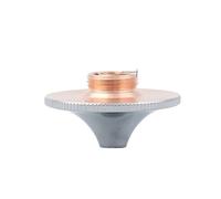 Buses laser haute vitesse 1,5 2. Pièces de machine découpe fibre chromées simples et doubles Buse(D32 M14 H15 Double-10pcs,2.5mm)