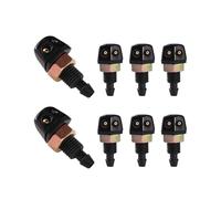 Buses Lave-Glace 8 Buses Universelles Pour Lave-glace Avant, Gicleur, Raccord À Vis Pour Sortie D'eau Pare-Brise Gicleur(Copper hole)