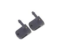 Buses Lave-Glace Buse Lave-glace, Plastique Noir, Injecteur Universel Pour Voiture, Lot 2 Pièces, Compatible Avec Plusieurs Modèles Véhicules Pare-Brise Gicleur(C)