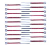 Buses mélangeuses cartouches adhésives et cartouches adhésives, 20 pièces cartouche tube en résine | Buse mélangeuse pour résine et colle - pour le renforcement structurel et la réparation des fissure