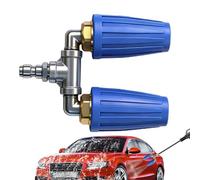 Buses pour Nettoyeur Haute Pression,Accessoires Portables Triples avec Raccord Rapide 1/4 Pouce | Accessoires pour Nettoyeur Haute Pression,pour Voiture Auto Intérieur Extérieur Garage Jardin Cour
