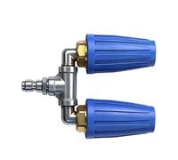 Buses pour Nettoyeur Haute Pression | Accessoires Portables Triples avec Raccord Rapide 1/4 Pouce,Buse Turbo pour Laveuse À Haute Pression - pour Voiture Intérieur Extérieur Garage Jardin Cour Femme