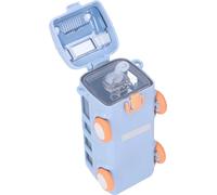 Busform Bouteille d'eau 360 ° fuite amovible facile à nettoyer portable tasse douce pour l'école à domicile en plein air bleu 500 ml