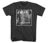 Bush 16 Stone Album Cover Black & White Art Men's T Shirt Rock Band Music Merch