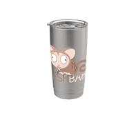 Bush Baby I Buschbaby Galagos Singe Primat Afrique Gobelet isotherme en acier inoxydable double paroi