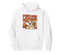 Bushcraft Archet Feu Faire du Survie en Nature Bushcrafter Sweat à Capuche