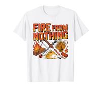 Bushcraft Archet Feu Faire du Survie en Nature Bushcrafter T-Shirt