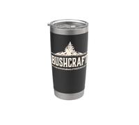 Bushcraft Skills Outdoor Survie Nature Camping Gobelet isotherme en acier inoxydable double paroi