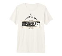 Bushcraft Skills Outdoor Survie Nature Camping T-Shirt Haut de Gamme