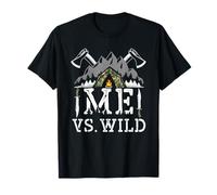 Bushcraft Wildnis Adventure Camping Me VS Wild Survival T-Shirt