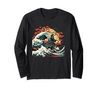 Bushido Épée Vintage Samouraï Japonais Guerrier Rétro Japon Manche Longue