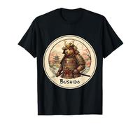 Bushido Ours Samouraï Traditionnel Japonais Amoureux Guerrier T-Shirt