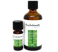 Bushlands essentials Huile d’arbre à thé naturelle 100 ml + bouteille de voyage 10 ml