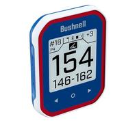 Bushnell Golf Phantom 3 Slope GPS de golf portable avec distances ajustées en pente, support de chariot à aimant puissant, plus de 38 000 parcours, avance automatique des trous - rouge/bleu