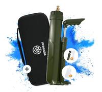 Bushpeak Filtre à eau Osmose avec capacité de filtration de 8000 litres avec sac de transport et sac d'hydratation