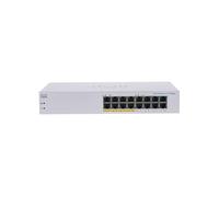 Cisco CBS110-16PP-EU Unmanaged 16-port GE, (8 support PoE with 64W power budget)
