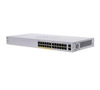 Business 110 Series 110-24PP - Commutateur - non géré - 12 x 10/100/1000 (PoE) + 12 x 10/100/1000 + 2 x SFP Gigabit combiné - Montable sur rack, de