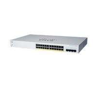 Business 220 Series CBS220-24FP-4X - Commutateur - intelligent - 24 x 10/100/1000 (PoE+) + 4 x SFP+ 10 Go (liaison montante) - Montable sur rack -