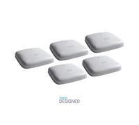 Cisco Point d’accès Business 240AC 802.11ac 4x4 Wave 2 - 2 ports GbE - Montage au plafond, offre groupée de 5 unités, protection à vie limitée (5-CBW240AC-E)