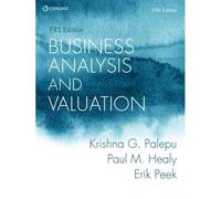 Business Analysis and Valuation: IFRS Edition - [Livre en VO] Unknown (Auteur)