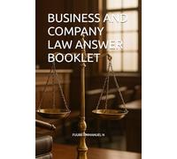 BUSINESS AND COMPANY LAW ANSWER BOOKLET