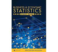Business And Economic Statistics Study Guide
