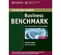 Business Benchmark Pre-intermediate to Intermediate Business Preliminary Student's Book