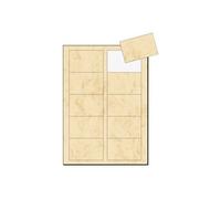 Business Card 3C DP744 - Beige marbre - 85 x 55 mm - 225 g/m² - 100 carte(s) (10 feuille(s) x 10) cartes de visite
