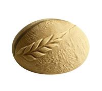 Business Card Stand, Wheat Texture Display Holder, 3D Printed Bread Design Organizer, Creative Sourdough Style Card Rack, Stylish Desk Counter Accessory for Phone Baking Shop Home Office Decor Use
