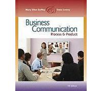 Business Communication: Process And Product (With Meguffey.Com Printed Access Card)