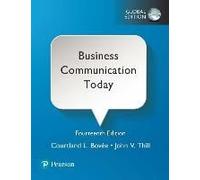 Business Communication Today, Global Edition