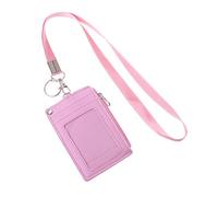 Business Credit Card ID Badge Pièce Porte-monnaie Sangle de cou Cordon de serrage Poches pour enfants, a