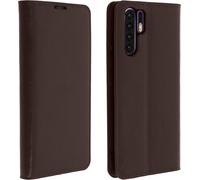 Business Cuir Couverture, Housse de protection avec porte-monnaie pour Huawei P30 Pro - Marron