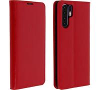 Business Cuir Couverture, Housse de protection avec porte-monnaie pour Huawei P30 Pro - Rouge