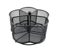 Business King Porte-ustensiles rotatif à 360° - 5 compartiments pour ustensiles de cuisine tourbillonnants pour cuillère, fourchette, couverts, pour la maison ou l'extérieur, le pique-nique, le