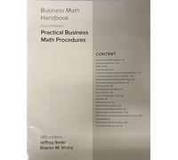 Business Math Handbook for Practical Business Math Procedures, 14th Edition