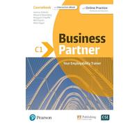 Business Partner C1 Coursebook & eBook with MyEnglishLab & Digital Resources