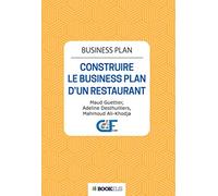 Business Plan: Construire le business plan d'un restaurant