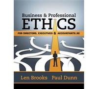 Business Professional Ethics for Directors Executives Accountants by Paul Brock University Dunn Leonard J Brooks, (Auteur)