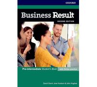 Business Result – Pré-intermédiaire – Manuel de l'étudiant avec exercices en ligne – 2e édition